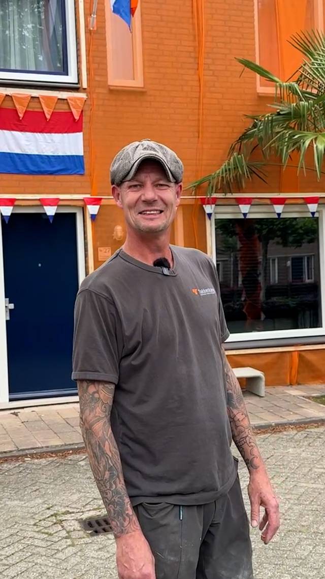 Heel het huis oranje