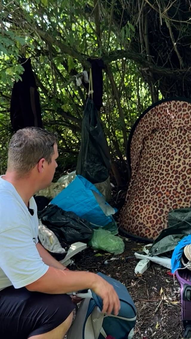 Op zoek naar daklozen
