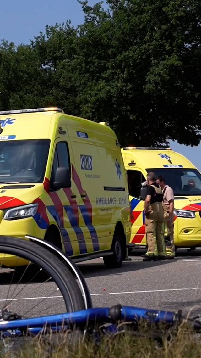 Fietser overleden na botsing