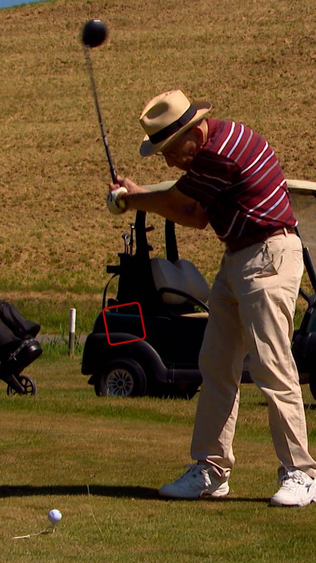 Potje golf met Chris