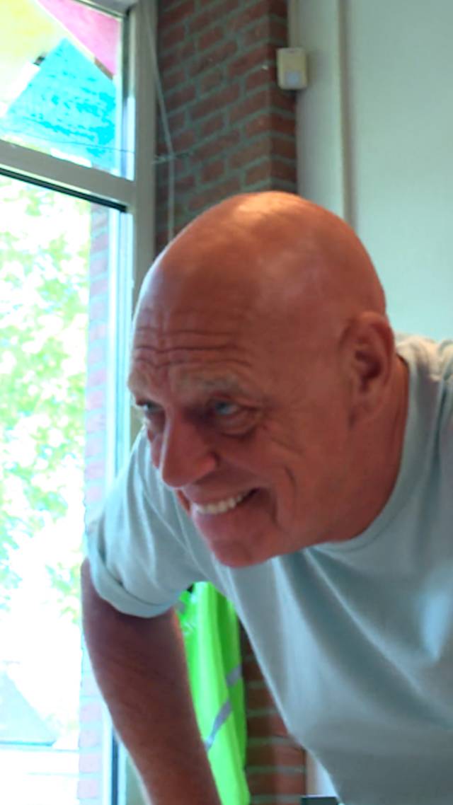 Jan Biggel geeft les