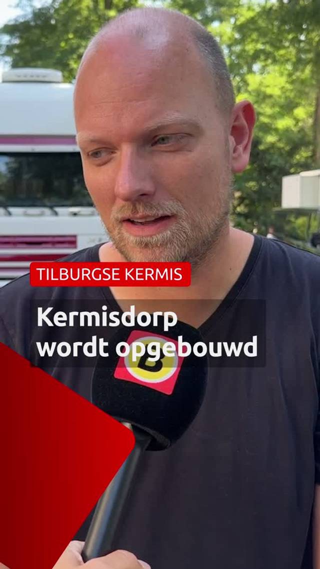 Kermisdorp wordt opgebouwd