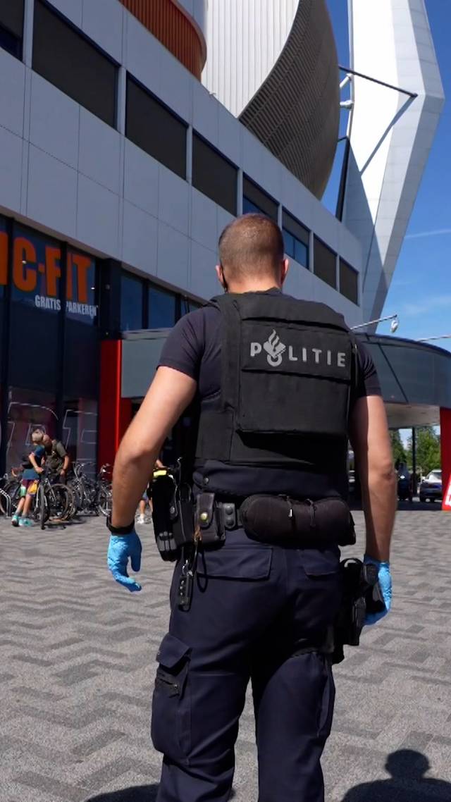 Wapen bij het stadion
