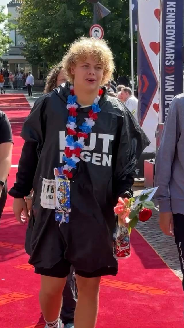 80km door de regen