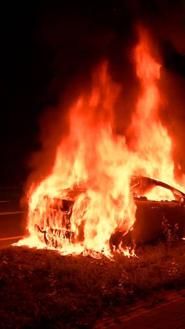Geleende auto