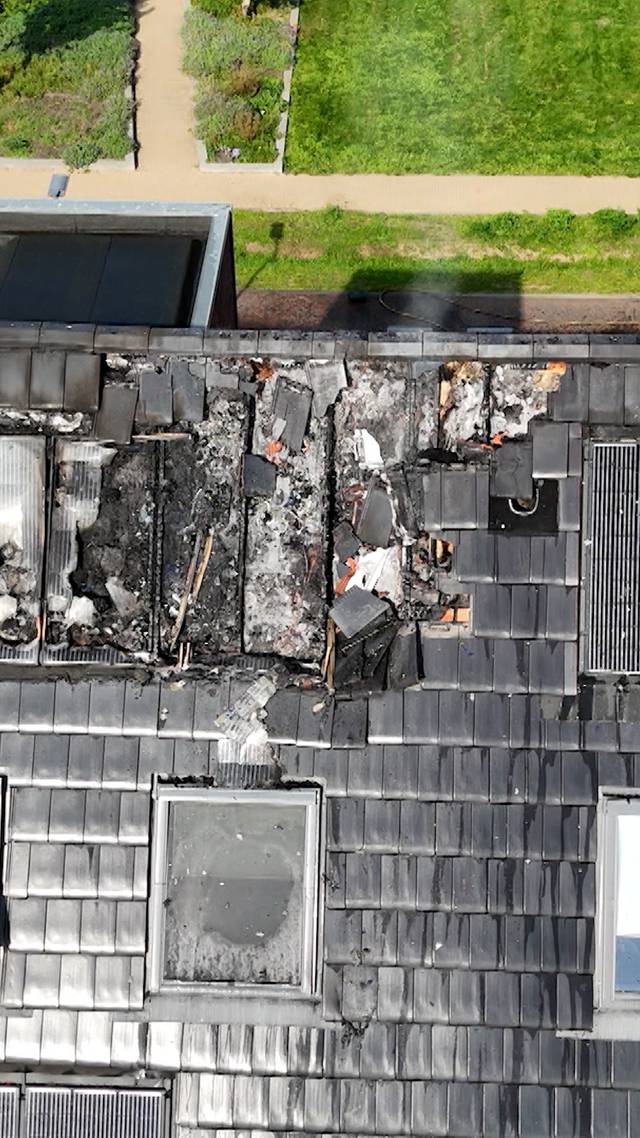 Brand zonnepanelen