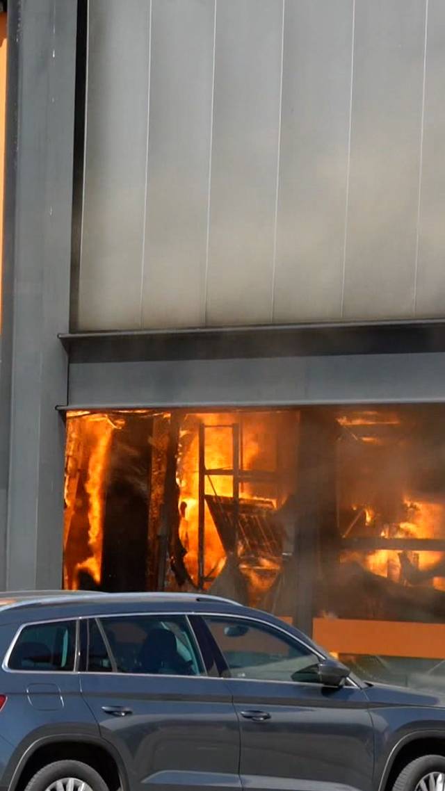 Grote brand Waalwijk