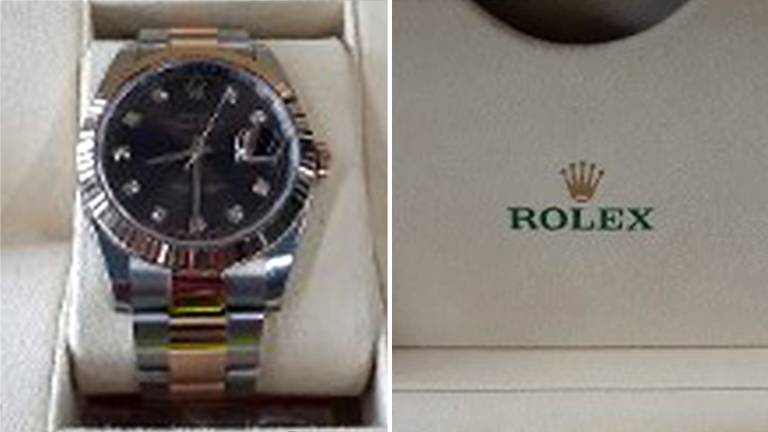 Luxe Rolex (foto: politie)