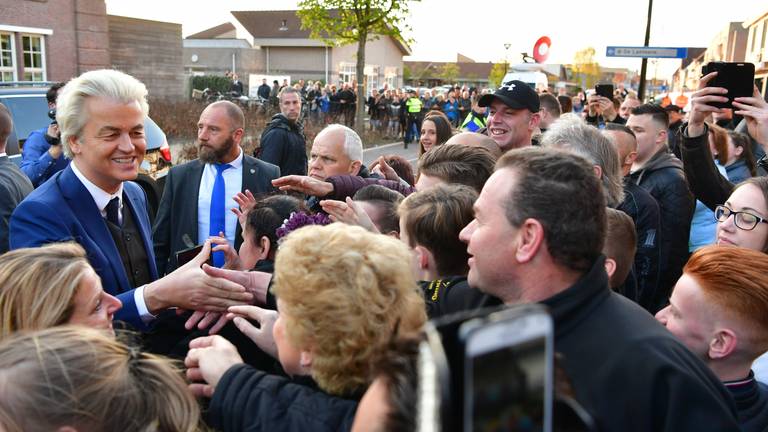 Geert Wilders is al jaren een graag geziene gast in Sint Willebrord (archieffoto ANP).