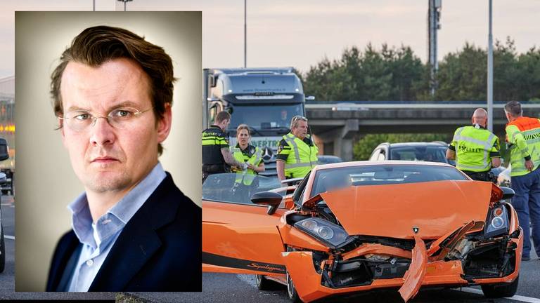 Gecrashte Lamborgini is van bekende ondernemer: 'Het was maar een kusje'