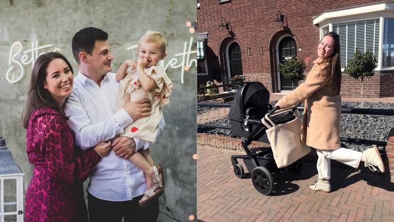 Demi samen met haar man Jeffrey en hun dochtertje Bobby Lou (foto's: Demi Theijssen). 