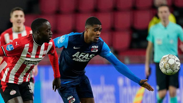 PSV verloor in eigen huis met 1-3 van AZ (foto: ANP).