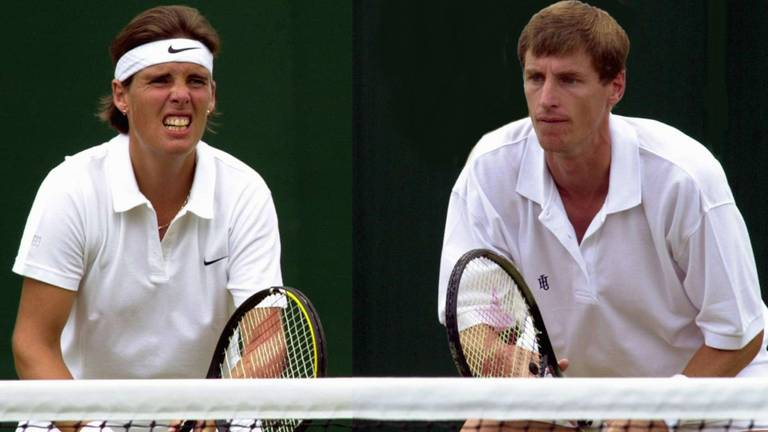 Miriam Oremans en Paul Haarhuis speelden vaak op Wimbledon