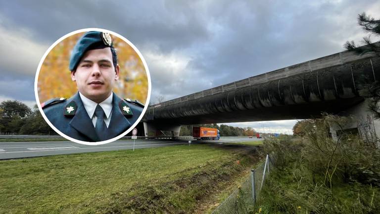 Het wildviaduct over de A50 bij Uden is vernoemd naar Azdin Chadli. Hij kwam in 2009 om in Afghanistan (foto: Jos Verkuijlen).