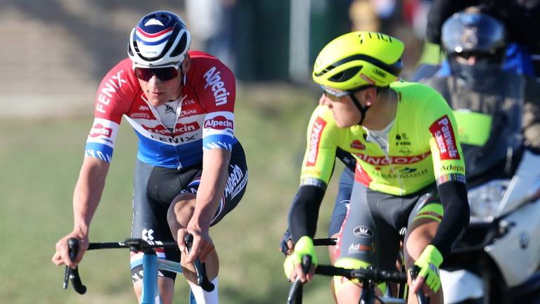 Mathieu van der Poel is topfavoriet in Milaan-San Remo (foto: OrangePictures).