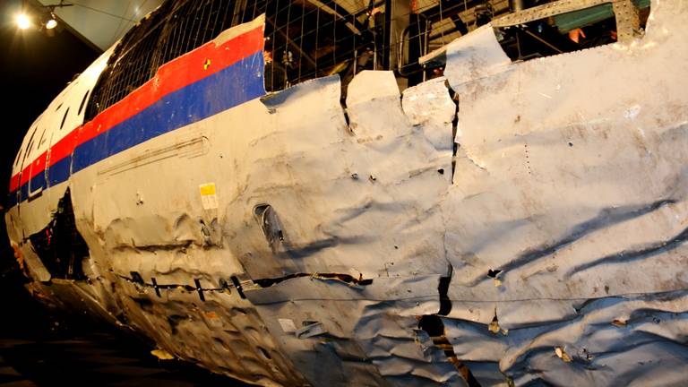 De reconstructie van de MH17 op vliegbasis Gilze-Rijen