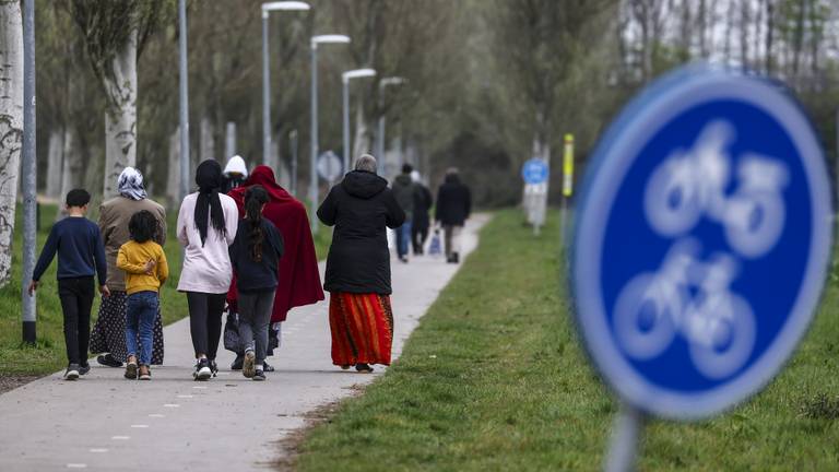 Asielzoekers in Ter Apel (foto: ANP).