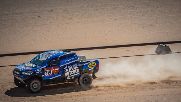 Erik van Loon in de Dakar Rally (foto: Robin Verheggen).