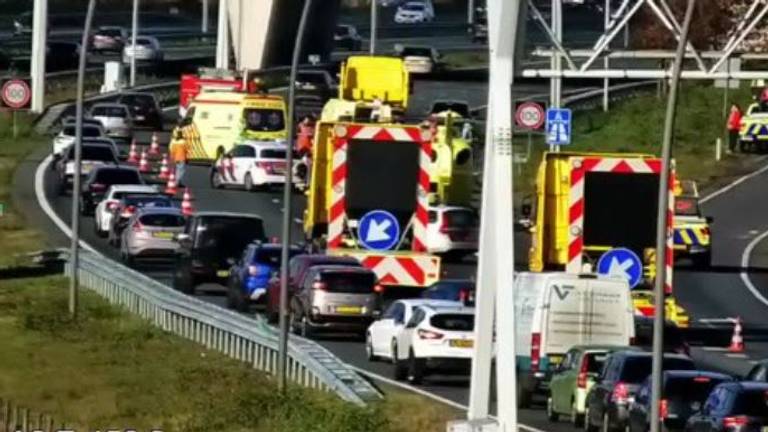 Hulp van de hulpdiensten mocht niet baten. Foto: Rijkswaterstaat.