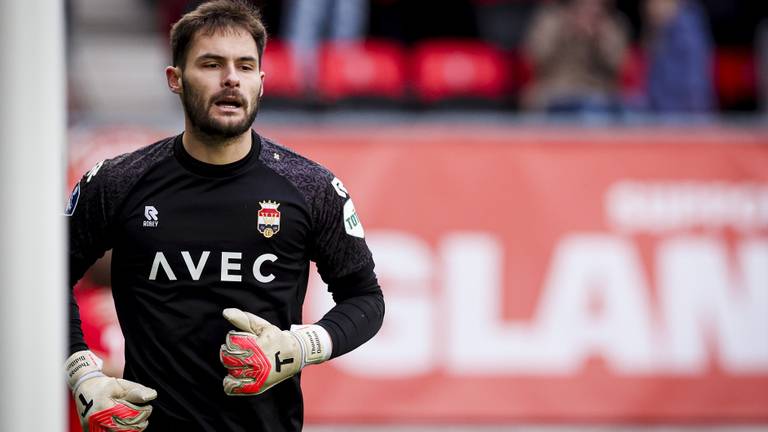 Willem II-keeper Thomas Didillon-Hodl moest zes keer vissen (Foto: Orange Pictures)