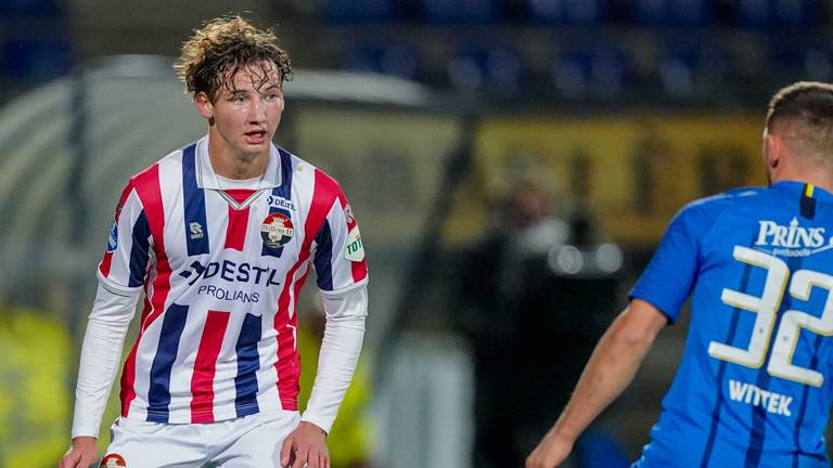 Wesley Spieringhs bij zijn basisdebuut voor Willem II (foto: OrangePictures).