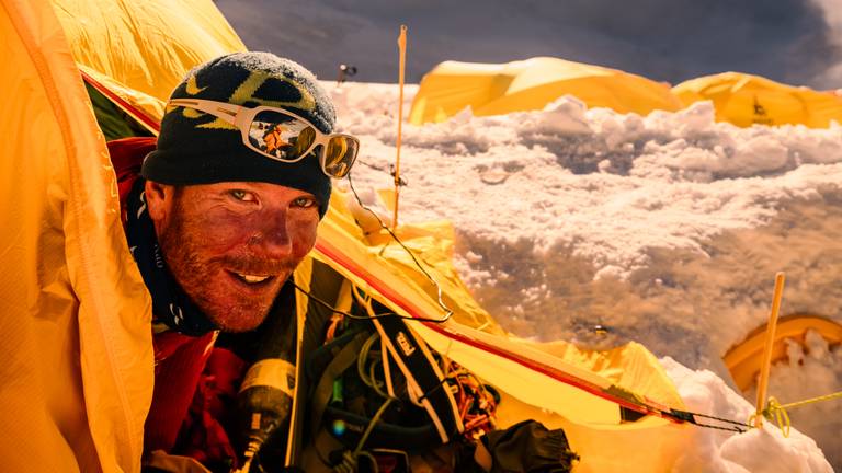 Jur Rademakers di Gunung Everest (foto pribadi).