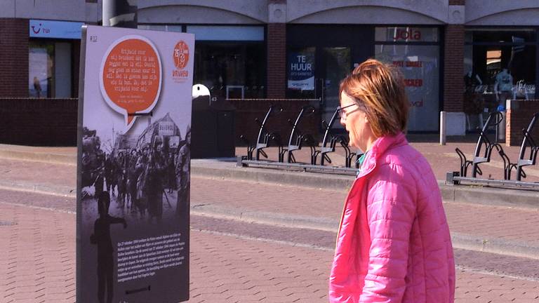 De borden over de Tweede Wereldoorlog trekken de aandacht in Gilze en Rijen. 