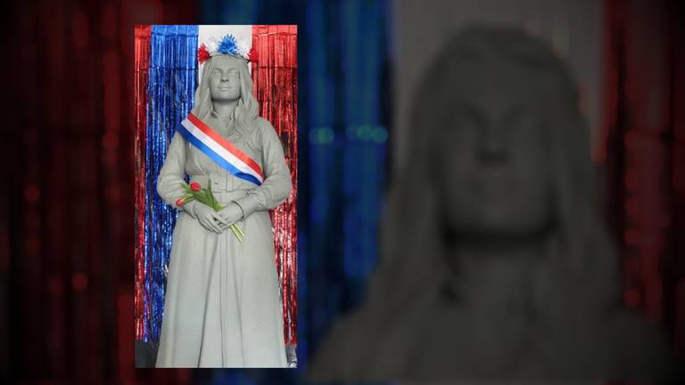 Kroonprinses Amalia uitgevoerd als 3D-standbeeld 