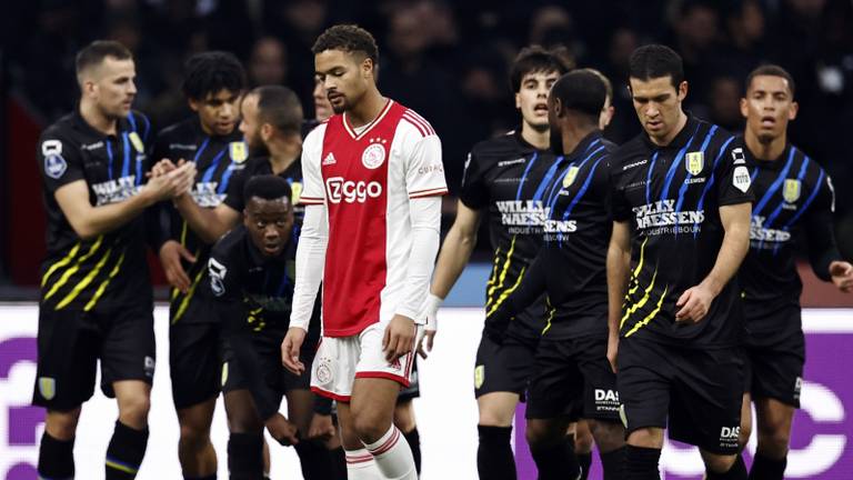 Bij het vorige duel tussen Ajax en RKC waren er nog wél uitsupporters aanwezig (foto: ANP).