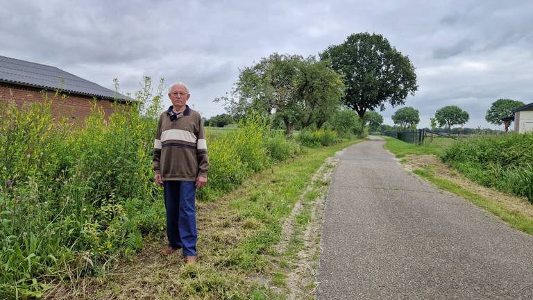 ‘Alles is weg’, Gerrit (84) woest nadat gemeente bloemen kapot maait 