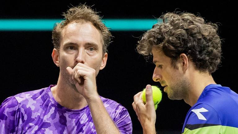 Matwé Middelkoop (links) en Robin Haase (rechts)