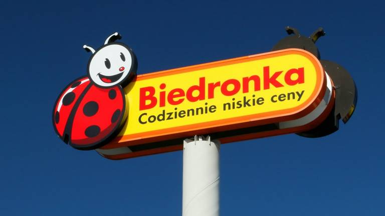 Biedronka is een bekende supermarktketen in Polen (foto: Biedronka).