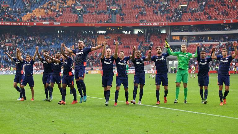 4 oktober 2015: de laatste keer dat PSV won bij Ajax (foto: Orange Pictures). 