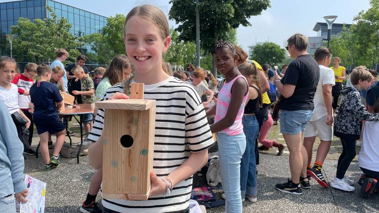 300 Brabantse kinderen deden maandag mee aan de dag van de biodiversiteit (foto: René van Hoof).