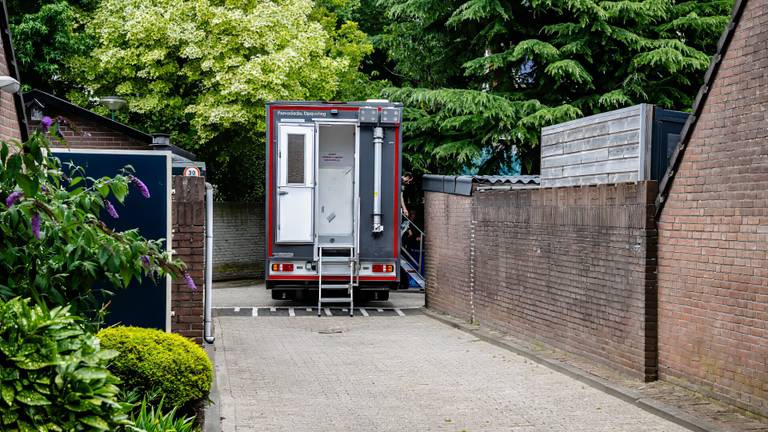 Forensische Opsporing in actie in Kaatsheuvel (foto: Jack Brekelmans/SQ Vision).