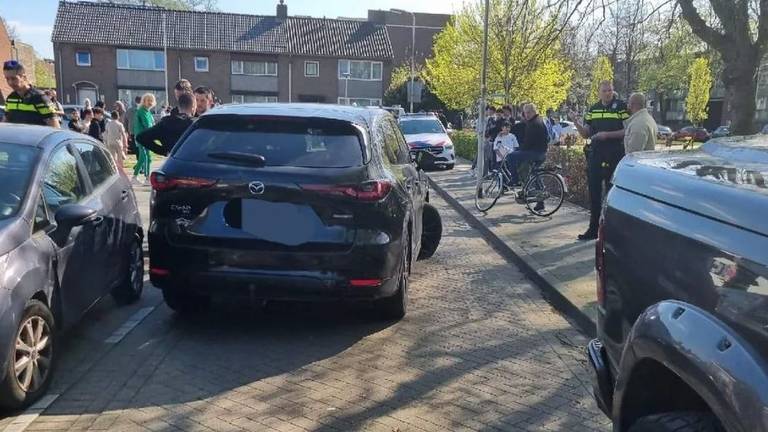 Autodief slaat op de vlucht en valt in hondenpoep