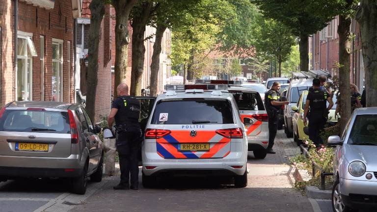 Straat afgezet in Den Bosch 