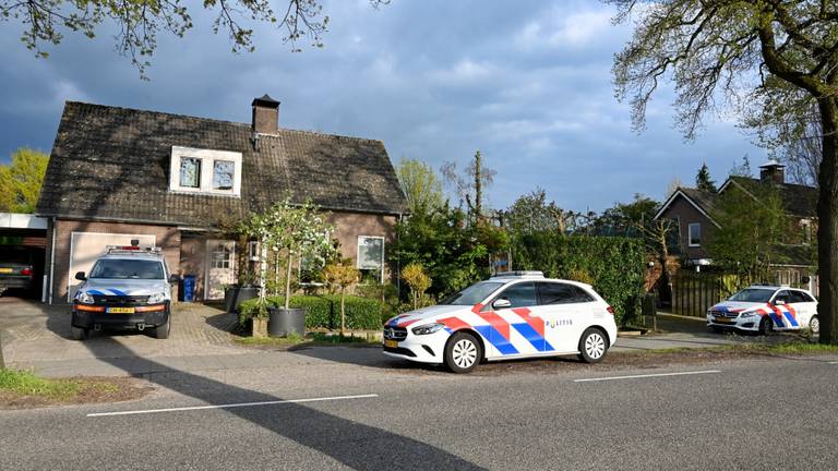 Het huis in Oisterwijk waar een onderzoek wordt ingesteld.