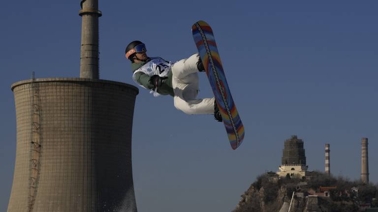 Sam Vermaat tijdens een wereldbekerwedstrijd in China (Foto: Ng Han Guan)