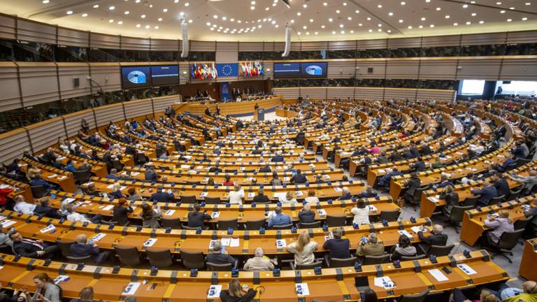 Het Europees parlement in Brussel (Foto: ANP).