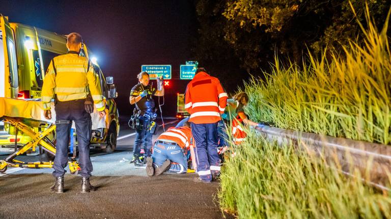 Voetganger niet geschept op A67, man blijkt onwel geworden