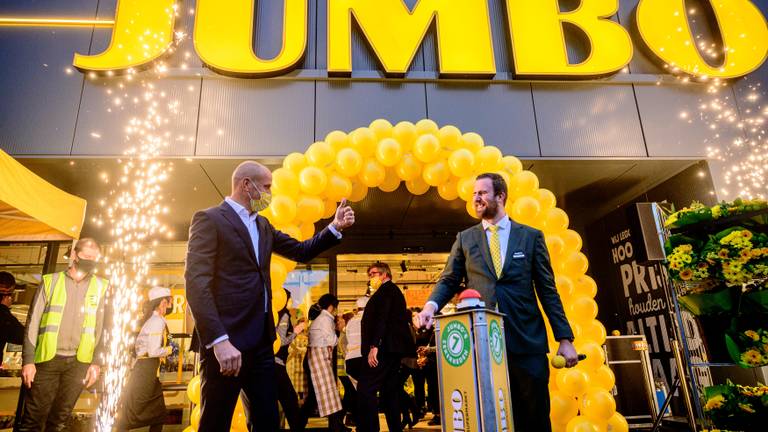 De opening van het zevende Belgische filiaal van Jumbo in 2022 (foto: Jumbo).