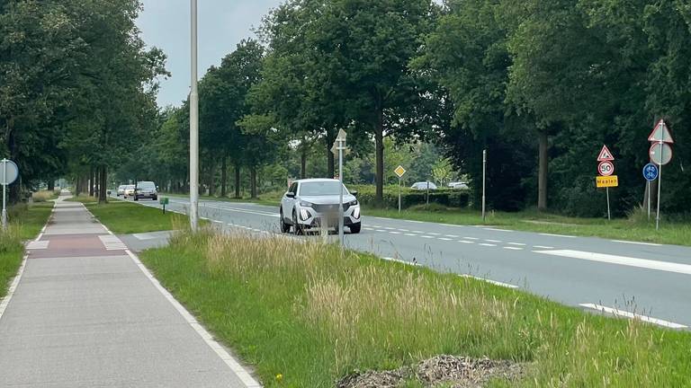 De kruising van de Beerseweg met de Toekomstweg waar Noud om het leven kwam (foto: Jos Verkuijlen).