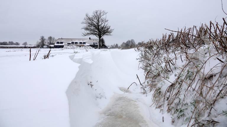 Een fraai winters landschap (foto: Ben Saanen).