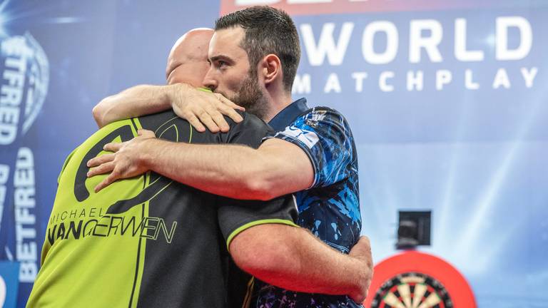 Michael van Gerwen moest zijn meerdere erkennen in Luke Humphries (foto: PDC).