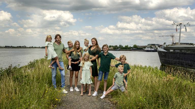 Familie Zeldenrust uit Een Huis Vol. KRO-NCRV (Foto: Stijn Ghijsen) 