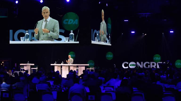 Bijzonder partijcongres van het CDA in Den Bosch (foto: ANP).