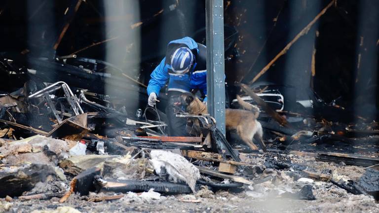 De brand in Cuijk in januari (archieffoto: SK Media).