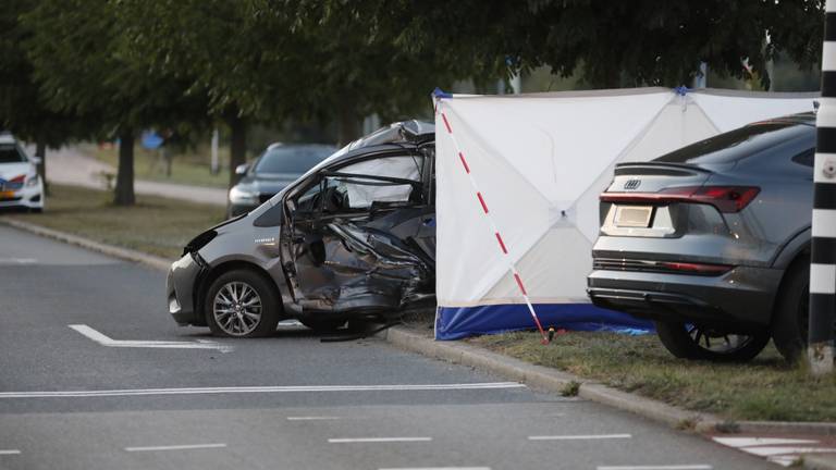 Het ongeluk waarbij vier doden vielen (foto: Christian Traets/SQ Vision).