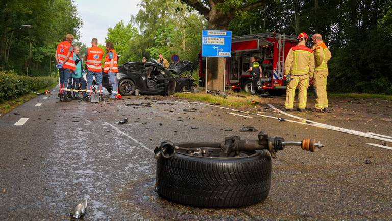 Automobilist (31) overleden bij botsing tegen een boom